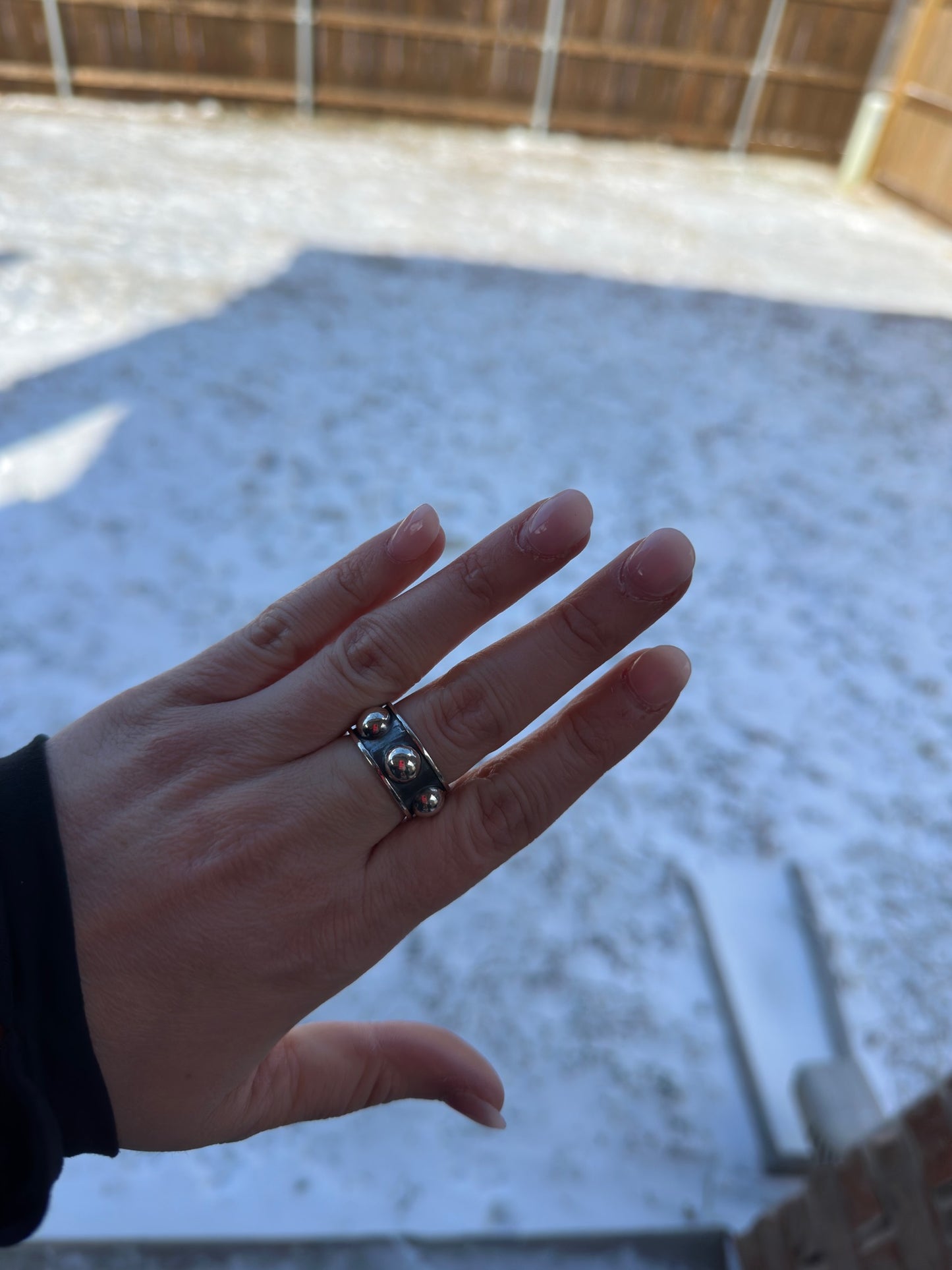 Sterling Friendship Ring - MULTIPLE SIZES