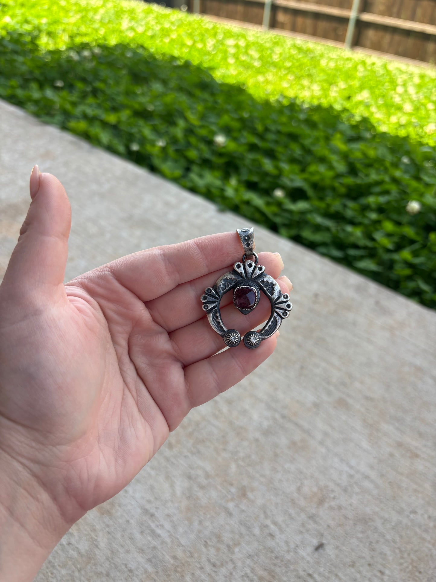 Purple Spiny Naja Pendant with Bail