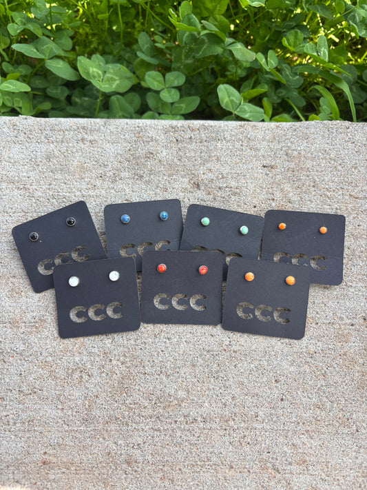 GAMEDAY Mini Circle Studs
