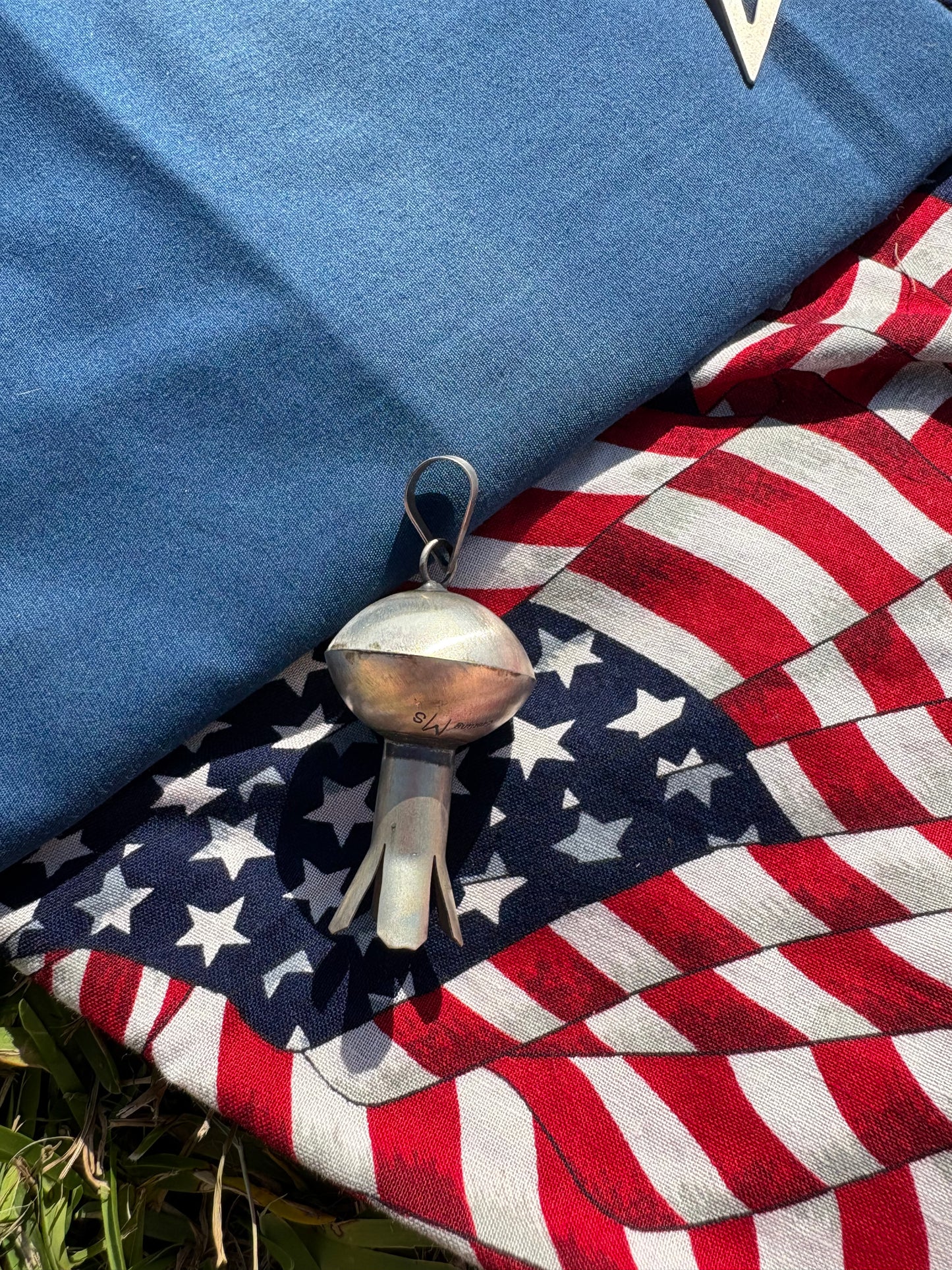 Sterling Large Blossom Pendant