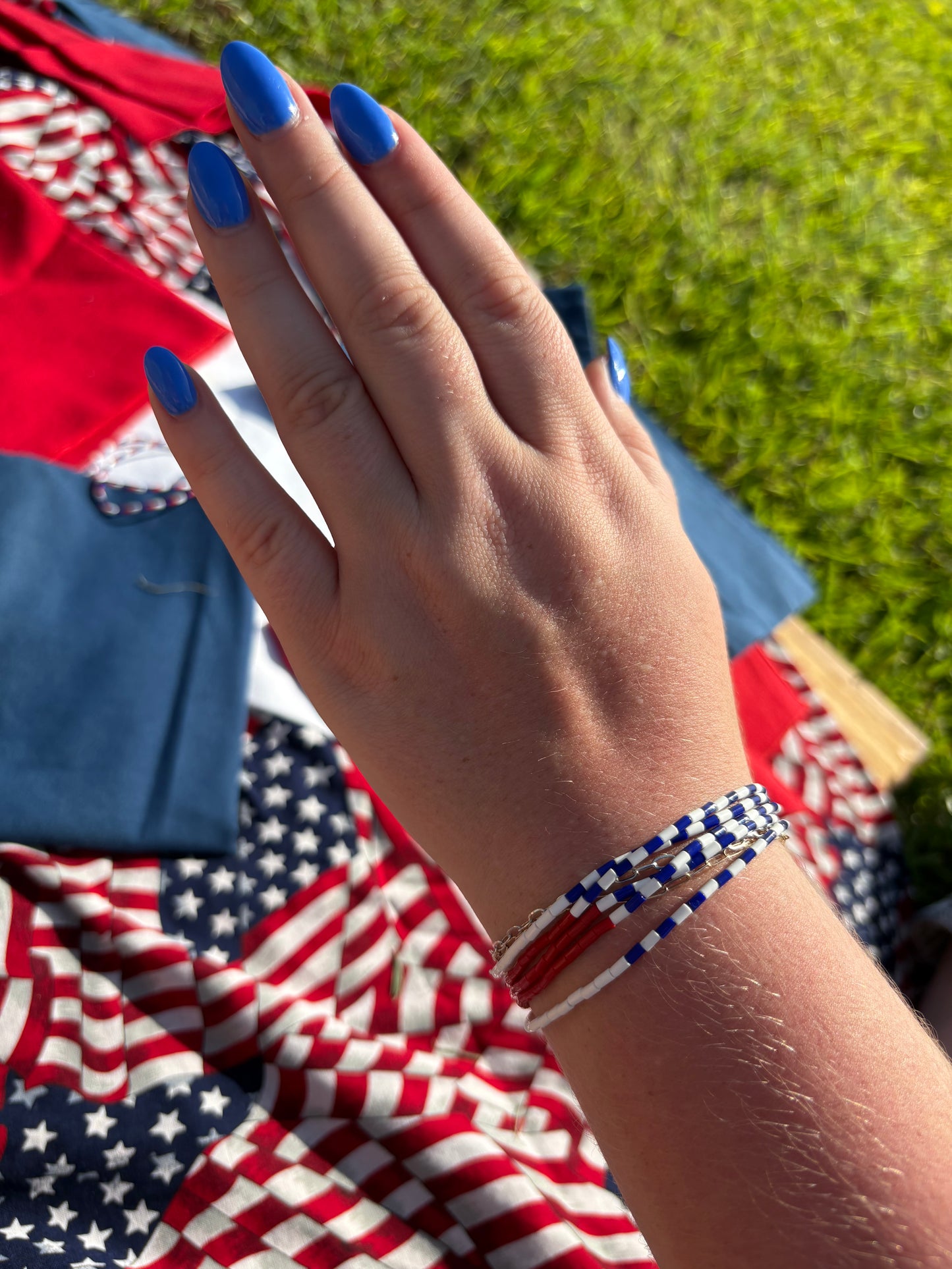 AMERICA 5-Strand Bracelets - Two Variations