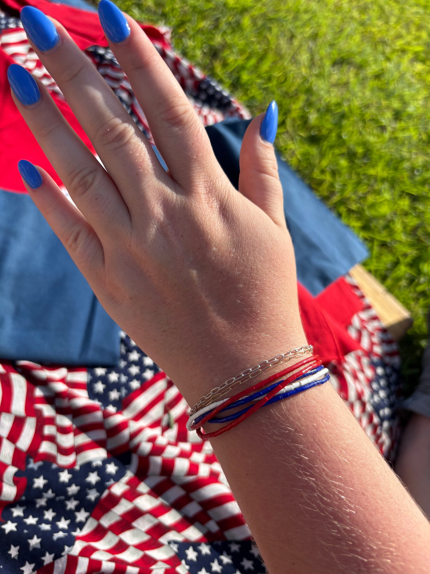 AMERICA 5-Strand Bracelets - Two Variations