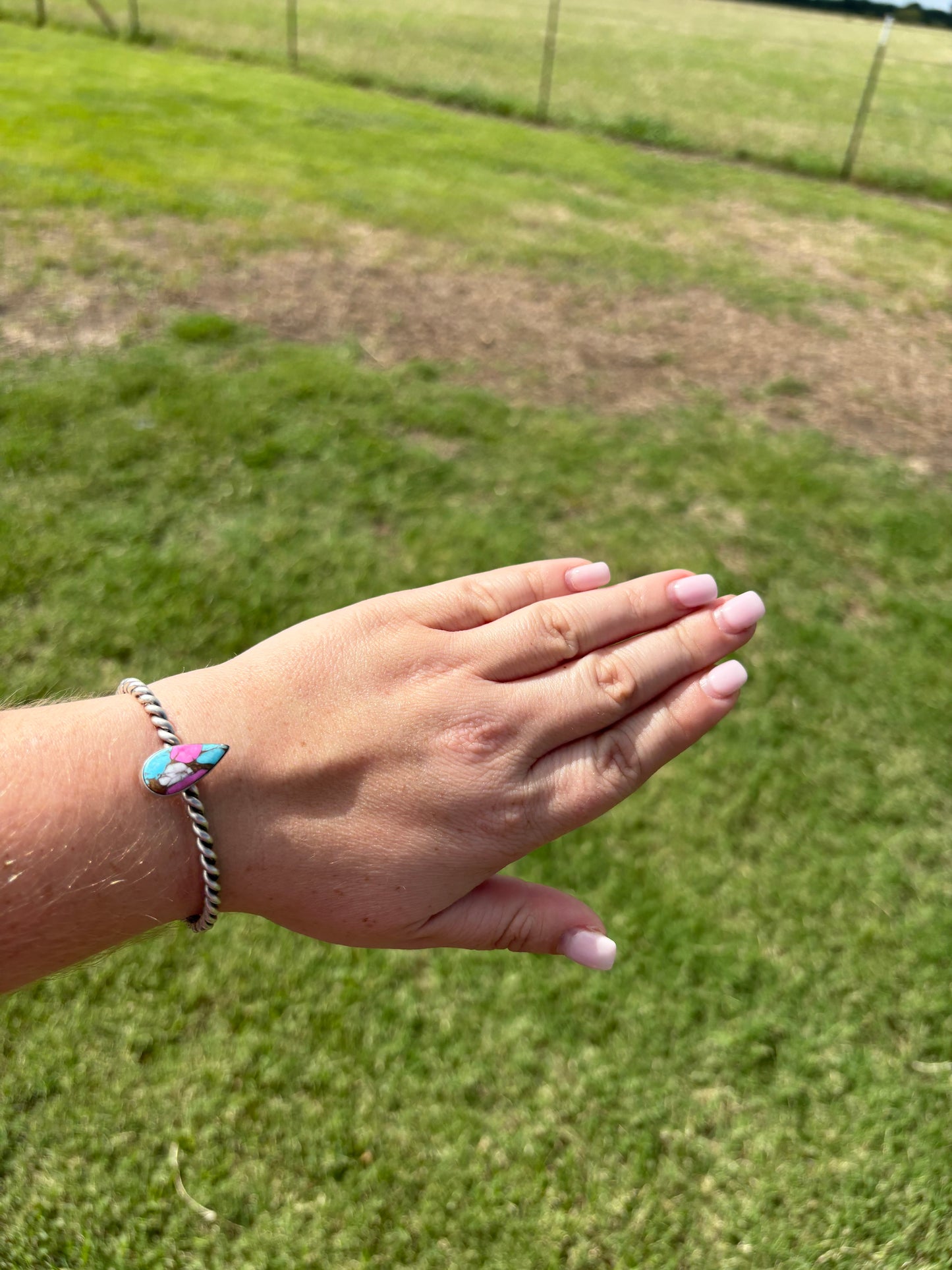 Cotton Candy Crush Twisted Band Cuff - MULTIPLE OPTIONS