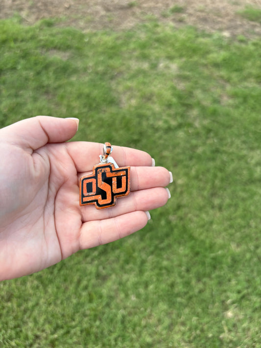 OSU Inlayed Pendant