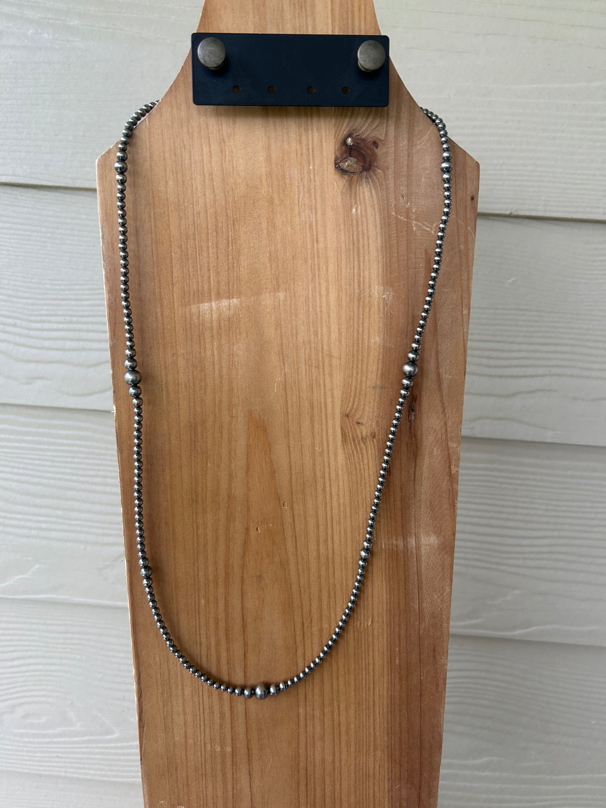31" 4-8mm Sterling Pearls with 2" Extender